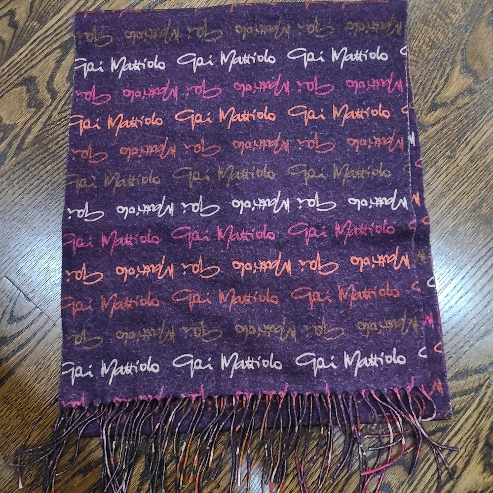 Gai Mattiolo reversible scarf
